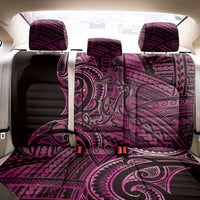 New Zealand Hammerhead Shark Back Car Seat Cover Maori Haehae Mangopare Pink - Polynesian Pride