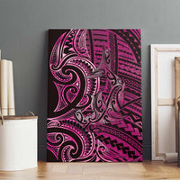 New Zealand Hammerhead Shark Canvas Wall Art Maori Haehae Mangopare Pink - Polynesian Pride