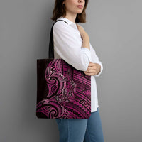 New Zealand Hammerhead Shark Tote Bag Maori Haehae Mangopare Pink - Polynesian Pride