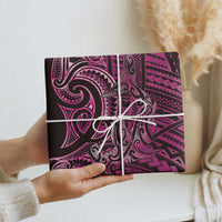 New Zealand Hammerhead Shark Wrapping Paper Maori Haehae Mangopare Pink - Polynesian Pride