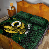 Personalised Solomon Islands Western Province Day Quilt Bed Set Sea Turtle Mix Polynesian Hibiscus Pattern LT14 - Polynesian Pride