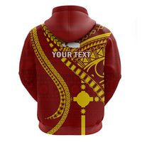 Personalised Fiji Rotuma Hoodie Fijian Tapa Pattern LT14 - Polynesian Pride