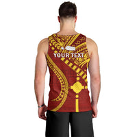 Personalised Fiji Rotuma Men Tank Top Fijian Tapa Pattern LT14 - Polynesian Pride