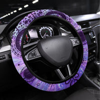 New Zealand Paua Shell With Australia Opal Unique Combine Steering Wheel Cover LT14 Universal Fit Green - Polynesian Pride
