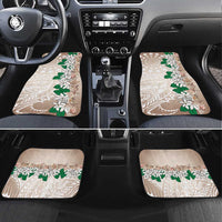 Cook Islands Tiare Maori With Conch Shell Car Mats 2025 Pasifika Polynesian Tattoo