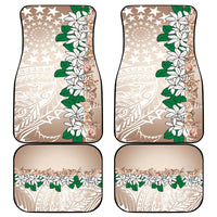 Cook Islands Tiare Maori With Conch Shell Car Mats 2025 Pasifika Polynesian Tattoo