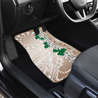 Cook Islands Tiare Maori With Conch Shell Car Mats 2025 Pasifika Polynesian Tattoo