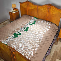 Cook Islands Tiare Maori With Conch Shell Quilt 2025 Pasifika Polynesian Tattoo LT14 - Polynesian Pride