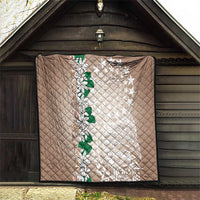 Cook Islands Tiare Maori With Conch Shell Quilt 2025 Pasifika Polynesian Tattoo LT14 - Polynesian Pride