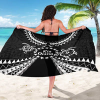 Kia Orana Cook Islands Sarong 2025 Pasifika Polynesian Turtle Black Color