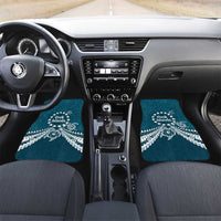 Kia Orana Cook Islands Car Mats Polynesian Turtle Crowberry Blue Color