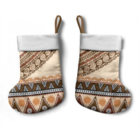 Bula Fiji Christmas Stocking 2025 Pasifika Traditional Fijian Masi - Polynesian Pride