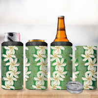 Ia Orana Tahiti Tiare Maori Seamless Style 4 in 1 Can Cooler Tumbler