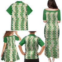 Ia Orana Tahiti Tiare Maori Seamless Style Family Matching Puletasi and Hawaiian Shirt