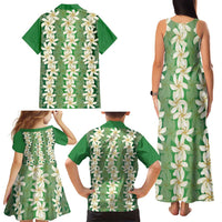 Ia Orana Tahiti Tiare Maori Seamless Style Family Matching Tank Maxi Dress and Hawaiian Shirt