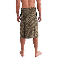 Brown Polynesia Plumeria Tattoo Lavalava