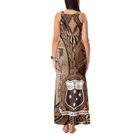 Samoa Siapo Tank Maxi Dress Happy Independence Day Vintage Vibes