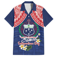 Samoan Independence Day Hawaiian Shirt Manuia Le Tutoatasi O Samoa LT14 Blue - Polynesian Pride