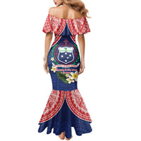 Samoan Independence Day Mermaid Dress Manuia Le Tutoatasi O Samoa LT14 - Polynesian Pride