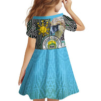 Cotabato Philippines Province Family Matching Off Shoulder Maxi Dress and Hawaiian Shirt Filipino Eagle Sampaguita Tinalak Pattern