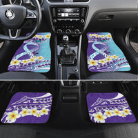 No Story Should End Too Soon Suicide Awareness Car Mats Purple And Teal Polynesian Ribbon