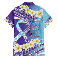 No Story Should End Too Soon Suicide Awareness Hawaiian Shirt Purple And Teal Polynesian Ribbon LT14 - Polynesian Pride