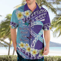 No Story Should End Too Soon Suicide Awareness Hawaiian Shirt Purple And Teal Polynesian Ribbon LT14 - Polynesian Pride