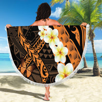Liver Cancer Awareness Month Beach Blanket Awareness Is Key Orange Polynesian Ribbon