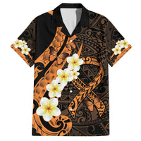 Liver Cancer Awareness Month Hawaiian Shirt Awareness Is Key Orange Polynesian Ribbon LT14 Orange - Polynesian Pride