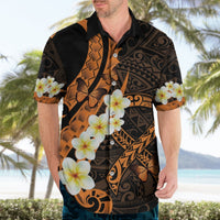 Liver Cancer Awareness Month Hawaiian Shirt Awareness Is Key Orange Polynesian Ribbon LT14 - Polynesian Pride