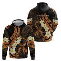 Liver Cancer Awareness Month Hoodie Awareness Is Key Orange Polynesian Ribbon LT14 - Polynesian Pride