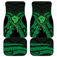 ADHD Awareness Month You Matter Car Mats Green Polynesian Ribbon