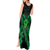 ADHD Awareness Month You Matter Tank Maxi Dress Green Polynesian Ribbon LT14 - Polynesian Pride