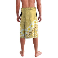 Gold Hawaii Shark Tattoo Lavalava Frangipani With Polynesian Pastel Version