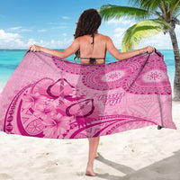 Pink Bula Fiji Sarong Fijian Dance Fan Tapa Cloth Pattern LT14 - Polynesian Pride