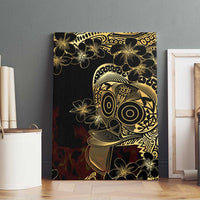 Frangipani Festival Rabaul Canvas Wall Art PNG Tribal Baining Mask Tattoo - Polynesian Pride