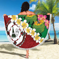 Frangipani Festival Rabaul East New Britain Beach Blanket Dukduk Dance With Plumeria - Polynesian Pride