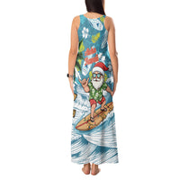 Hawaii Summer Christmas Tank Maxi Dress Surfing Santa Shaka Catch The Wave LT14 - Polynesian Pride