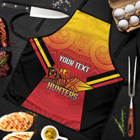 Papua New Guinea Rugby Custom Apron Go PNG Hunters Polynesian Pattern - Polynesian Pride