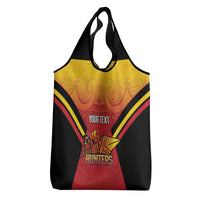 Papua New Guinea Rugby Custom Grocery Bag Go PNG Hunters Polynesian Pattern - Polynesian Pride