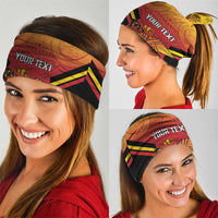 Papua New Guinea Rugby Custom Neck Gaiter Go PNG Hunters Polynesian Pattern - Polynesian Pride