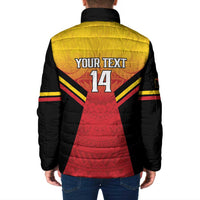 Papua New Guinea Rugby Custom Padded Jacket Go PNG Hunters Polynesian Pattern - Polynesian Pride