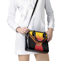 Papua New Guinea Rugby Custom Shoulder Handbag Go PNG Hunters Polynesian Pattern - Polynesian Pride