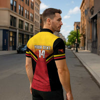 Papua New Guinea Rugby Custom Zipper Polo Shirt Go PNG Hunters Polynesian Pattern LT14 - Polynesian Pride
