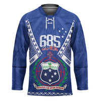 Personalised Samoa 685 Hockey Jersey Samoan Pride Coat Of Arms - Polynesian Pride