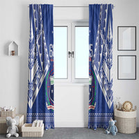 Samoa 685 Window Curtain Samoan Pride Coat Of Arms - Polynesian Pride