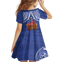 Toa Samoa Rugby Kid Short Sleeve Dress 685 Pride Tanoa Ula Fala - Polynesian Pride