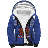 Toa Samoa Rugby Sherpa Hoodie 685 Pride Tanoa Ula Fala LT14 Unisex Blue - Polynesian Pride
