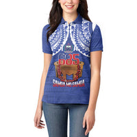 Toa Samoa Rugby Women Polo Shirt 685 Pride Tanoa Ula Fala - Polynesian Pride