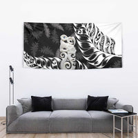 Aotearoa Manaia NZ Maori Silver Fern Tapestry LT14 - Polynesian Pride